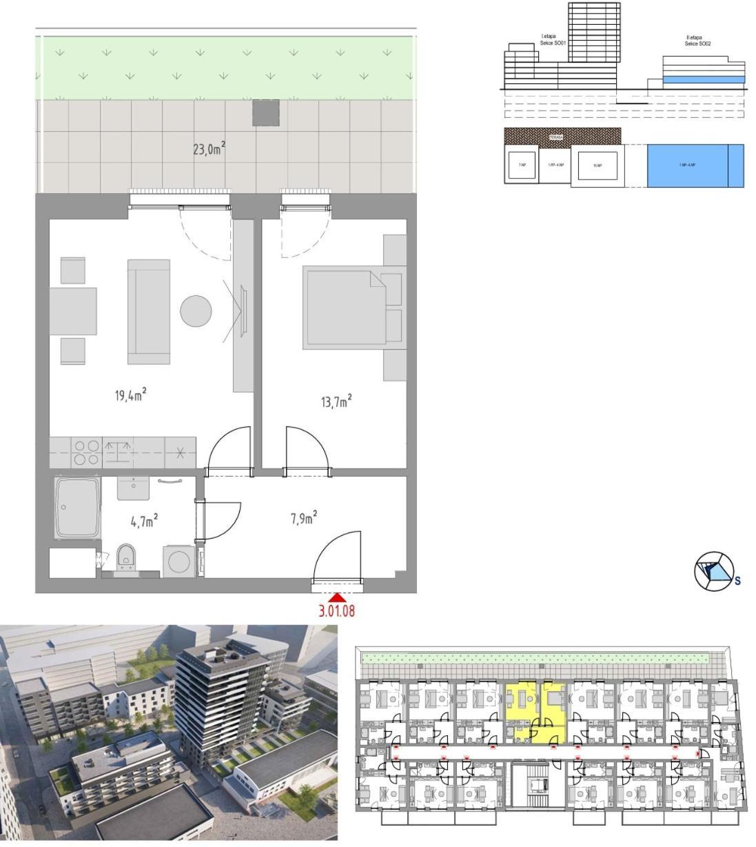 Novy Apartman S Terasou 브르노 외부 사진